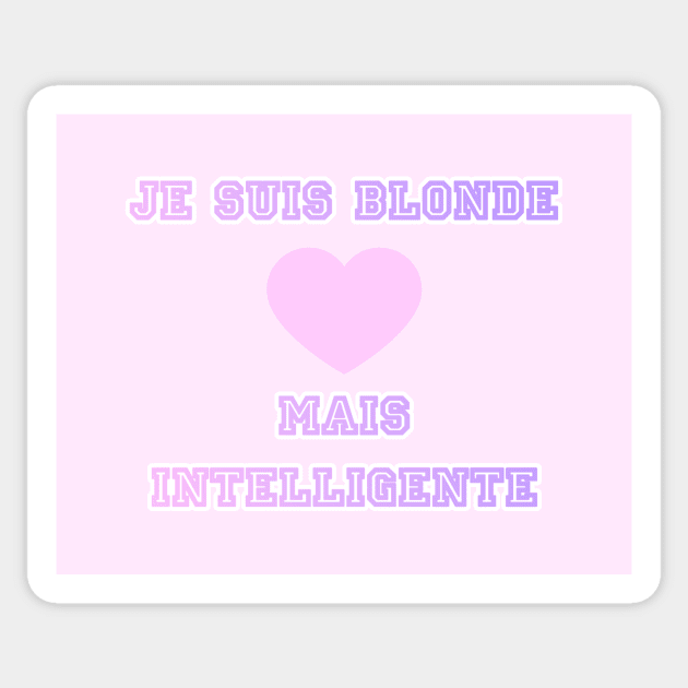 Blonde Sticker by tokiisann